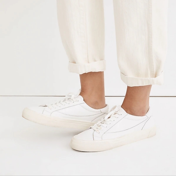 Madewell sidewalk low top sneakers white - Picture 4 of 6